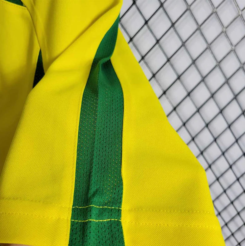 Brazil 2002 Home Jersey- Retro