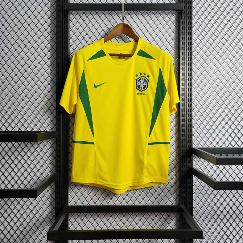 Brazil 2002 Home Jersey- Retro